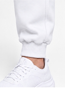 Pantalones Deportivos Blancos para Hombre, Cintura Elástica con Cordón, Estilo Casual, Bolsillos Laterales, Transpirables, Peso Medio, para Otoño - Product Image 4