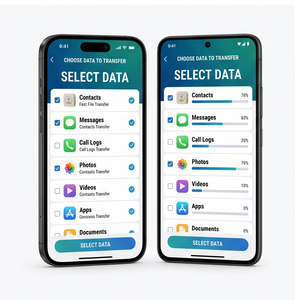 Application de transfert de données Royalcraft – Transfert rapide de fichiers, clonage de téléphone, partage de données et restauration de sauvegardes iOS/Android - Product Image 3