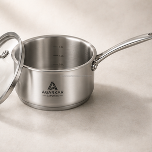 หม้อซอสสเตนเลสสตีลแบบสามชั้น พรีเมียม ทนทาน ทรงลึก คุณภาพส่งออก - Product Image 4