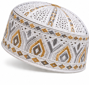 Chapeau de prière musulman indien traditionnel pour hommes, respirant et confortable, Kufi islamique, vente en gros, couvre-chef religieux pour adultes - Product Image 5