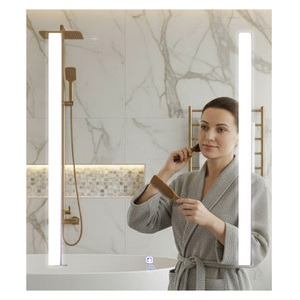 Infrared Heated <b>Mirror</b> 600x700mm <b>Wave</b> Control LED Touch Sensor Bathroom <b>Mirror</b> 350Watt Energy Saving - Product Image 2