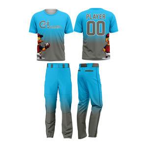 Conjunto de Uniforme de Softbol Sublimado Personalizado, 100% Poliéster, Unisex, Transpirable, de Secado Rápido, con Cierre de Cremallera, Pantalones Cortos Profesionales - Product Image 5