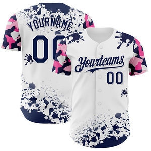 Maillots de baseball brodés de haute qualité, respirants et à séchage rapide, vêtements de sport, impression par sublimation personnalisée, nom des joueurs, manches courtes - Product Image 1