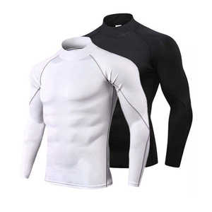 Camiseta de Compresión de Alta Calidad para Hombre, Personalizada, de Manga Larga, Secado Rápido, para Deportes y Gimnasio - Product Image 2