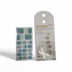 Autocollant pour ongles en gel effet miroir/solar, origine Corée, sans lampe, semi-durci, gel souple, haute brillance. - Product Image 1