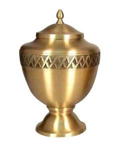 Luxury Adult Cremation Urns Brass Eco-Friendly Customizable Decorative American Style Durable Funeral Memorial <b>Keepsake</b> <b>Ashes</b> - Product Image 3