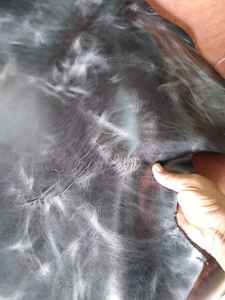 Cuir Nappa Aniline Noir ISONZ Résistant à l'Eau pour Chaussures, Sacs, Produits Personnalisés et Sacs - Product Image 4