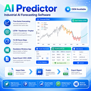 Software de Predicción de Series Temporales con IA Industrial para Soluciones de Fábricas Inteligentes y OEM |   Predicador con IA - Product Image 1