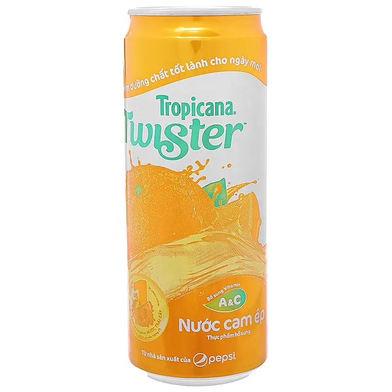 Bebidas de suco de laranja twister 320ml