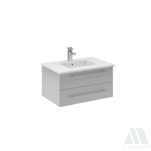 Ensembles de meubles de salle de bain en bois personnalisables, de haute qualité, à prix abordable, avec tiroirs, faciles à assembler, marque OEM VIET, fabriqués au Vietnam - Product Image 4