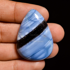 Piedra de ópalo azul Owhyee, piedra preciosa de cristal curativo pulido para meditación de Equilibrio Energético y decoración espiritual, precio al por mayor - Product Image 2