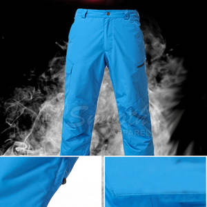 Traje de esquí para hombre, chaqueta y pantalones con puños ajustables, transpirable, impermeable, para deportes de nieve - Product Image 3