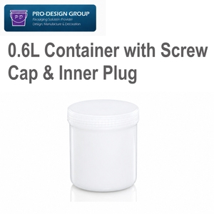 Seau en plastique à large ouverture épaissi de 0,6 L avec couvercle pour pâte thermique, graisse, adhésif pour batterie automobile - Product Image 2