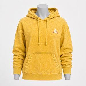 <b>Women</b> Acid Wash <b>Hoodie</b> With A Distinctive Washed Finish, <b>Soft</b> Fabric And Relaxed Fit For Modern Everyday Streetwear - Product Image 1