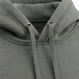 Ensemble de survêtement gris à capuche pour homme, couleur unie, décontracté, sweat-shirt et pantalon longs, matière en coton respirant, coupe classique - Product Image 4