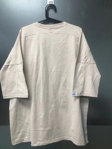 Camiseta de Manga Corta para Hombre, Personalizada, de Color Sólido, Estilo Casual, Tejido de Punto Jersey, Ajuste Holgado - Product Image 6