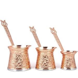 Cafetera Turca de Acero con Tapa y Asa Larga, Diseño Tradicional, Herramienta para Café y Té - Product Image 5
