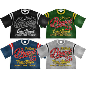 เสื้อยืดฟิตเนสผู้ชายคุณภาพสูง ทรงโอเวอร์ไซส์ แขนสั้น ผ้าคอตตอน 100% ล้างสีแบบแอซิดวอช พร้อมสกรีนโลโก้ตามสั่ง ขายส่ง - Product Image 5