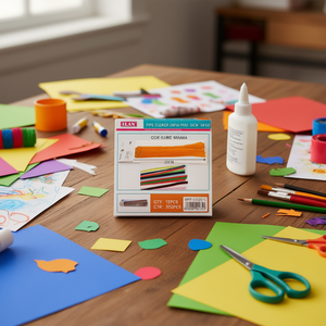 Pulisci-piùlleri Ilan 30 cm arancioni, 20 pezzi per lavori artigianali - Product Image 2