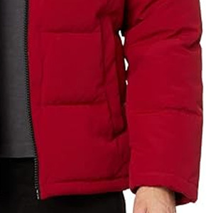 Bubble Puffer Jacket Unisex Outdoor Warm Quilting <b>Coat</b> Zipper Closure Custom Logo Long Regular 100% Nylon Stand Collar Front - Product Image 1