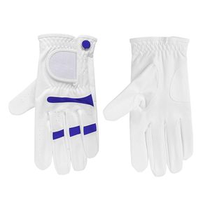 Guantes de golf de estilo popular, guantes de cuero genuino para hombres y mujeres, diseño de logotipo bordado, guantes de golf para uso diario. - Product Image 3