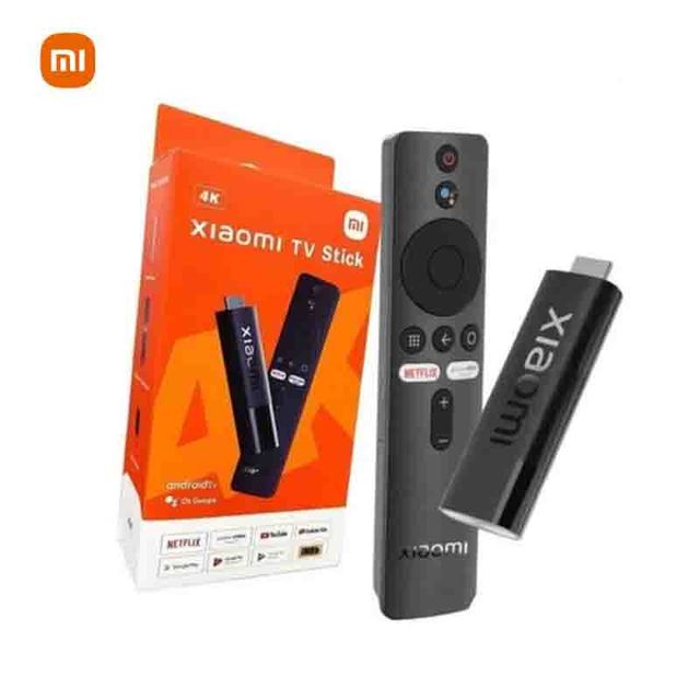 Mi TV Stick 4K EU Portable Streaming Media Player Global Version Android TV Stick with Wifi Google Assistant