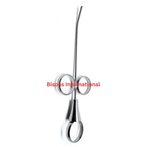 Seringue manuelle en acier inoxydable BISONS pour greffe d'os dentaire, instrument d'implantation incurvé de 2,5 mm, usage hospitalier, certifié CE - Product Image 2
