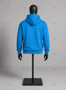 เสื้อฮู้ดผ้าฟลีซย้อมสีพื้น 100% ผ้าฝ้าย ระบายอากาศได้ดี สำหรับผู้ชาย พิมพ์ลายแบบรีดร้อนตามสั่ง เหมาะสำหรับฤดูหนาว - Product Image 3