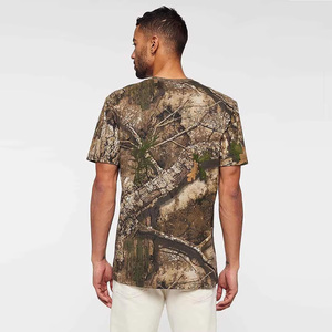 Camiseta de Hombre con Estampado de Camuflaje, Manga Corta, Cuello Redondo, Corte Regular, Informal, Transpirable, 100% Poliéster Tejido - Product Image 2