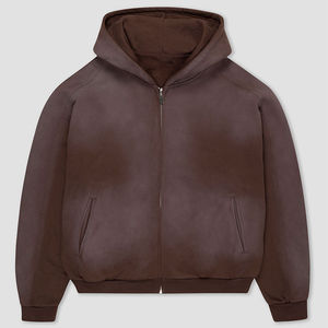 เสื้อฮู้ดดี้โอเวอร์ไซส์ลายปักแบบเรียบหรู เนื้อผ้าหนานุ่ม สไตล์สตรีทแวร์ คอกลม เหมาะสำหรับฤดูหนาว ของคู่รัก - Product Image 5