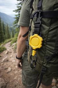 Porte-clés de pêche rétractable automatique robuste en ABS et fil d'acier avec mousqueton, attache anti-perte pour usage extérieur - Product Image 6