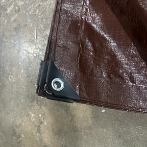 Bâche en PE marron durable, très résistante, haute capacité, haute durabilité, imperméable, couleur et taille personnalisées - Product Image 1