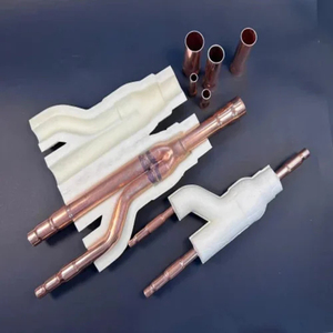 VRV Refnuts Joint Copper Branch <b>Pipe</b> Connector for <b>Air</b> Conditioner Refrigeration HVAC Installation Fitting Kit Parts - Product Image 1