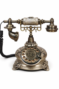 Téléphone rotatif vintage antique, téléphone de bureau classique décoratif rétro pour la décoration de la maison, du bureau ou de l'hôtel - Product Image 6