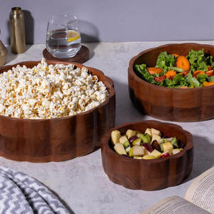 Tazón de Madera Multiusos Económico para Arroz, Sopa, Cereal, Ensalada, Frutos Secos y Necesidades Diarias de Servicio en la Cocina - Product Image 6