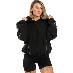Women's Casual Hoodies Autumn Wear Solid Color Acid Wash Fleece Regular Fit 100% Cotton Hidden Pocket Breathable Front - Product Image 1