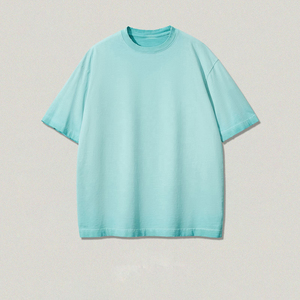 Custom Acid <b>Wash</b> T Shirt for Men Drop Shoulder Acid <b>Wash</b> Men's T Shirts Men's Trendy Brand T-Shirt - Product Image 3