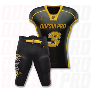 Uniforme de Fútbol Americano Personalizado de Secado Rápido, Transpirable, de Alta Calidad, Conjunto Profesional con Logotipo del Club, Nombre del Equipo y Número en Oferta - Product Image 2