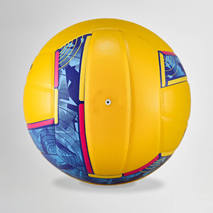 Balón de Voleibol CORE FIELD Amarillo y Azul, Ecológico, Ligero, Resistente, con Diseño de Paneles con Ribete Rosa, para Interior y Exterior - Product Image 2