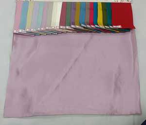 Eco Friendly Status Silk Plain Print Polyester <b>Fabric</b> Lightweight 60GSM Woven In Stock Apparel Kurti Dress Sari For Women - Product Image 4