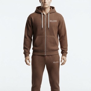 Ensemble de survêtement sportif tendance pour homme, tenue athlétique confortable et élégante pour la salle de sport, la course à pied, l'entraînement, le fitness, les voyages, imperméable - Product Image 1