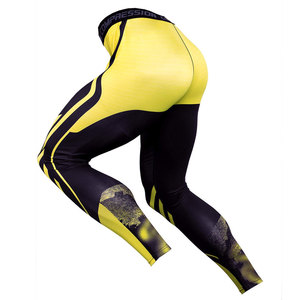Ensemble de compression de fitness à manches courtes pour garçons, nouveau design, pantalon à motif uni, respirant, écologique, ensembles de yoga, entraînement pour hommes - Product Image 5