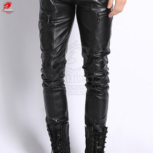 กางเกงหนังผู้ชายดีไซน์ทันสมัย คุณภาพสูง วัสดุเยี่ยม ทรงพอดีตัว เหมาะสำหรับใส่ทุกวัน สำหรับผู้ใหญ่ - Product Image 5
