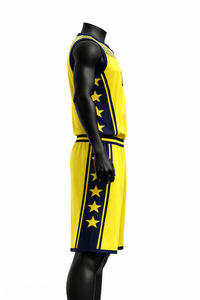 Concevez votre propre uniforme de basketball en polyester, respirant, durable, de haute qualité, personnalisable, maillot de basketball unisexe en gros - Product Image 4