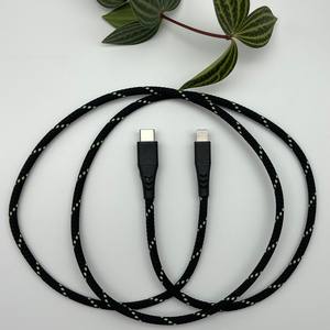 Bonne vente en gros câble de type C certifié MFI charge rapide, tressé, port USB-C 2m, 1m, 3ft 6ft 10ft - Product Image 4