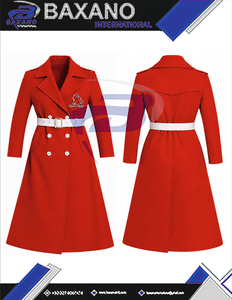 Delta |   Sigma |   Abrigo de lana Theta Sorority de alta calidad, abrigo largo con cinturón para mujer, diseño de abrigo de lana largo para invierno. - Product Image 6