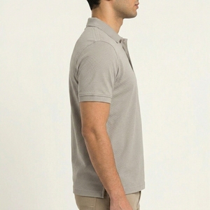 เสื้อเชิ้ตผู้ชายพรีเมียม โพลีเอสเตอร์ 220 GSM ระบายอากาศได้ดี กันยับ พิมพ์ลายดิจิทัล ทรงปกติ แขนสั้น สำหรับใส่ทำงาน - Product Image 3