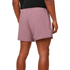 Shorts de sport athlétiques pour hommes, coupe slim 5 pouces, légers, pour l'entraînement et la course, rose calme - Product Image 2