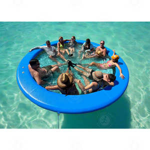 Bateau de pêche gonflable en PVC pour jeux aquatiques, 5 m, pour 1-2 personnes, avec moteur électrique, portable et durable - Product Image 1