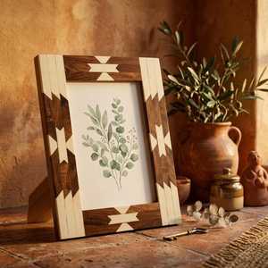 Portafotos Exclusivo de Lujo con Incrustaciones de Resina y Hueso, Marco Decorativo Hecho a Mano de Primera Calidad con Tamaño Personalizado para una Exhibición Elegante de Fotos - Product Image 6